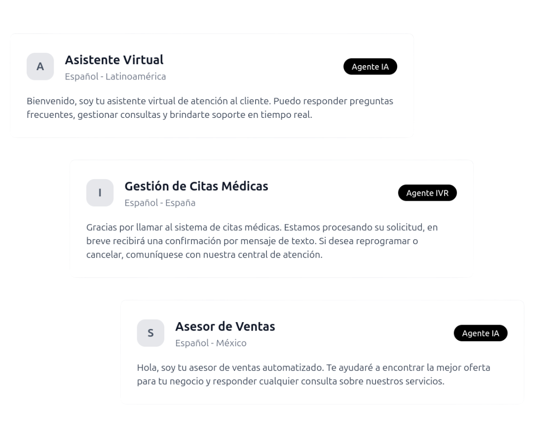 Automation platform with IVR and AI agents